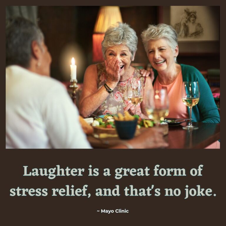 Laughter is a great form of stress relief, benefits of humor, improves mental health