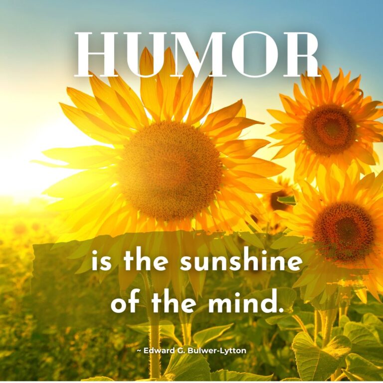 humor is the sunshine of the mind, Positive thinking, benefits mental health